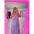 Lilac Alexandra Tie Maxi