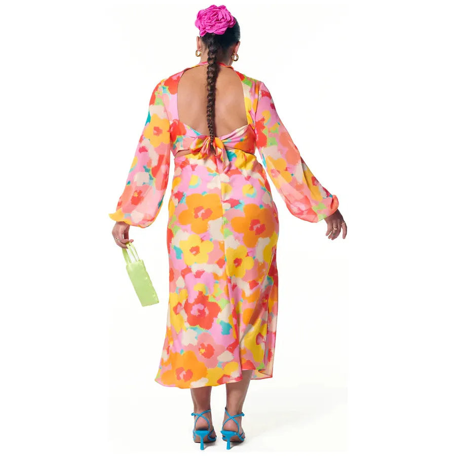 Pink Blossom Beau Midmaxi