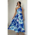 Blue Floral Laken Maxi