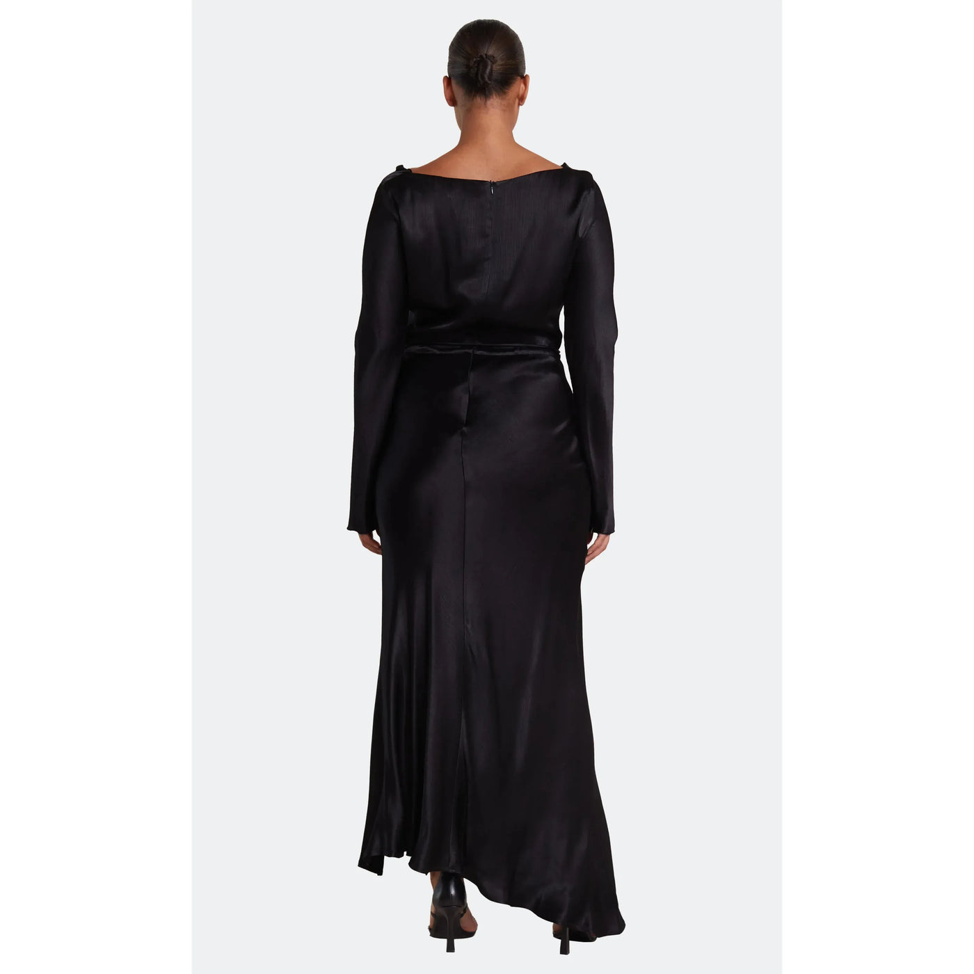 moon dance long sleeve cowl dress Bec and Bridge Moon Dance long sleeve maxi dress in