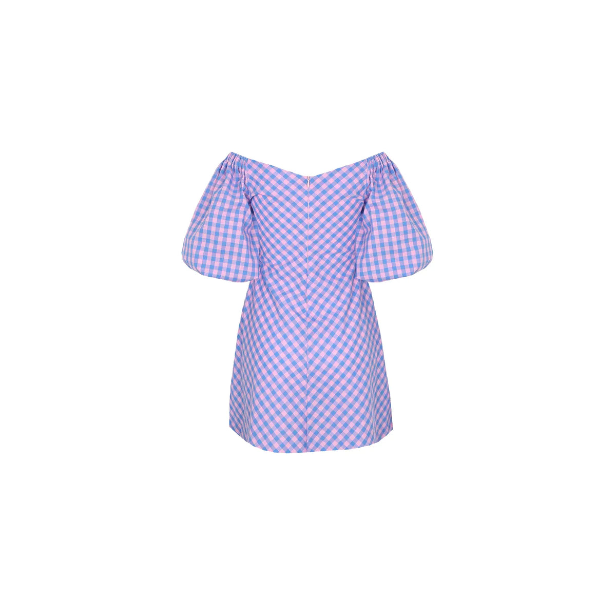 Pink Blue Gingham Bon Donovan Mini - 14