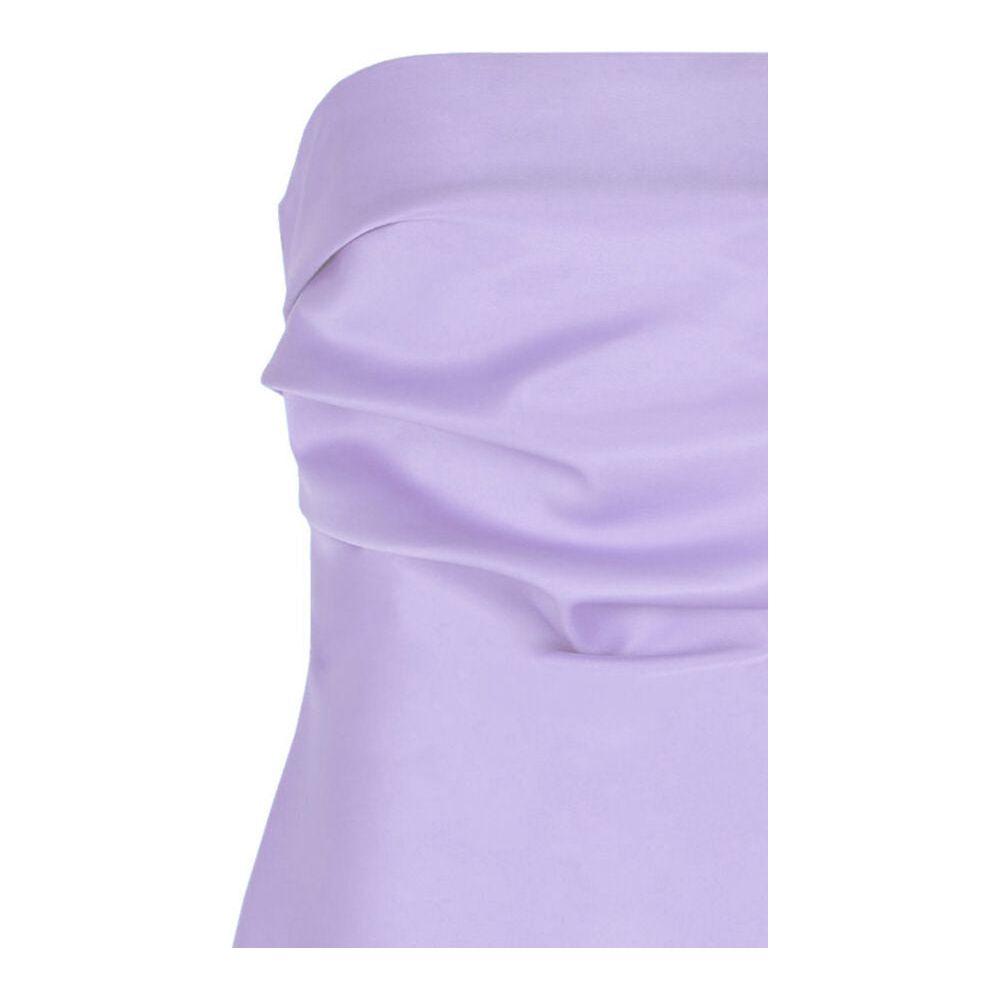 Lilac Cher Satin Minidress - 12