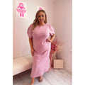 Pink Heidi Gingham Midi - 20