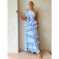 Artic Blue Adrift Frill Maxi - 14