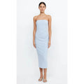 Dusty Blue Be Mine Strapless Midi - 18