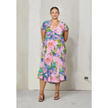 Dream Floral Kata Silk Midi Dress - 20