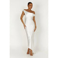 White Yvette Slip Maxi
