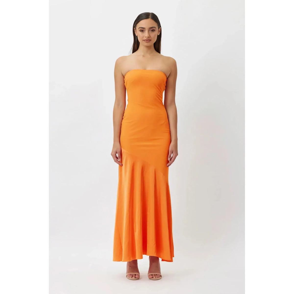 Orange Tahlia Strapless Maxi - 16