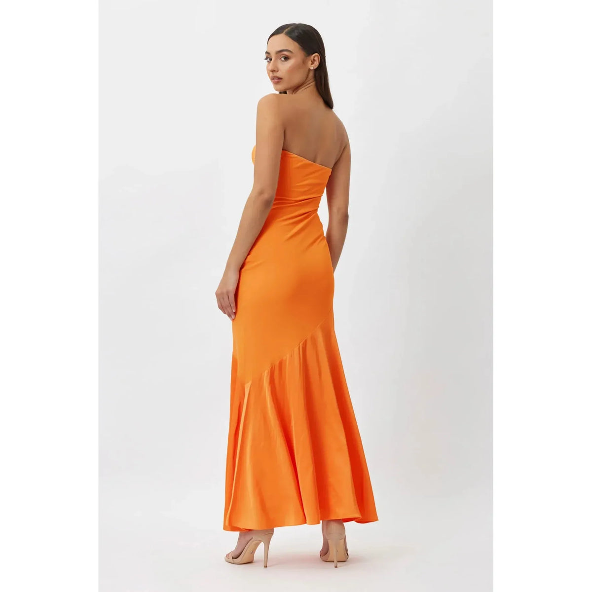 Orange Tahlia Strapless Maxi - 16