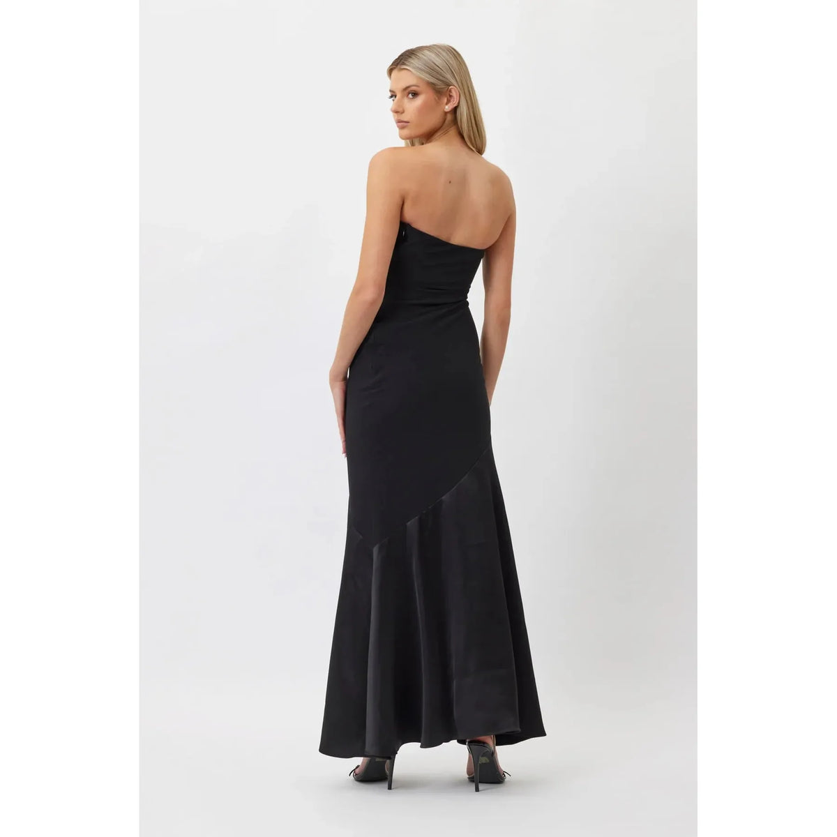 Black Tahlia Strapless Maxi