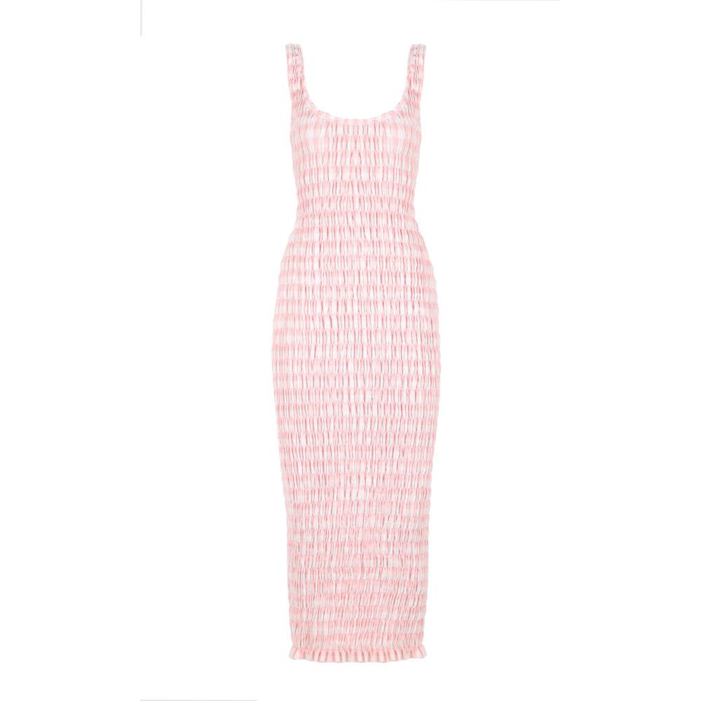 Pink Klein Gingham Midi - 16