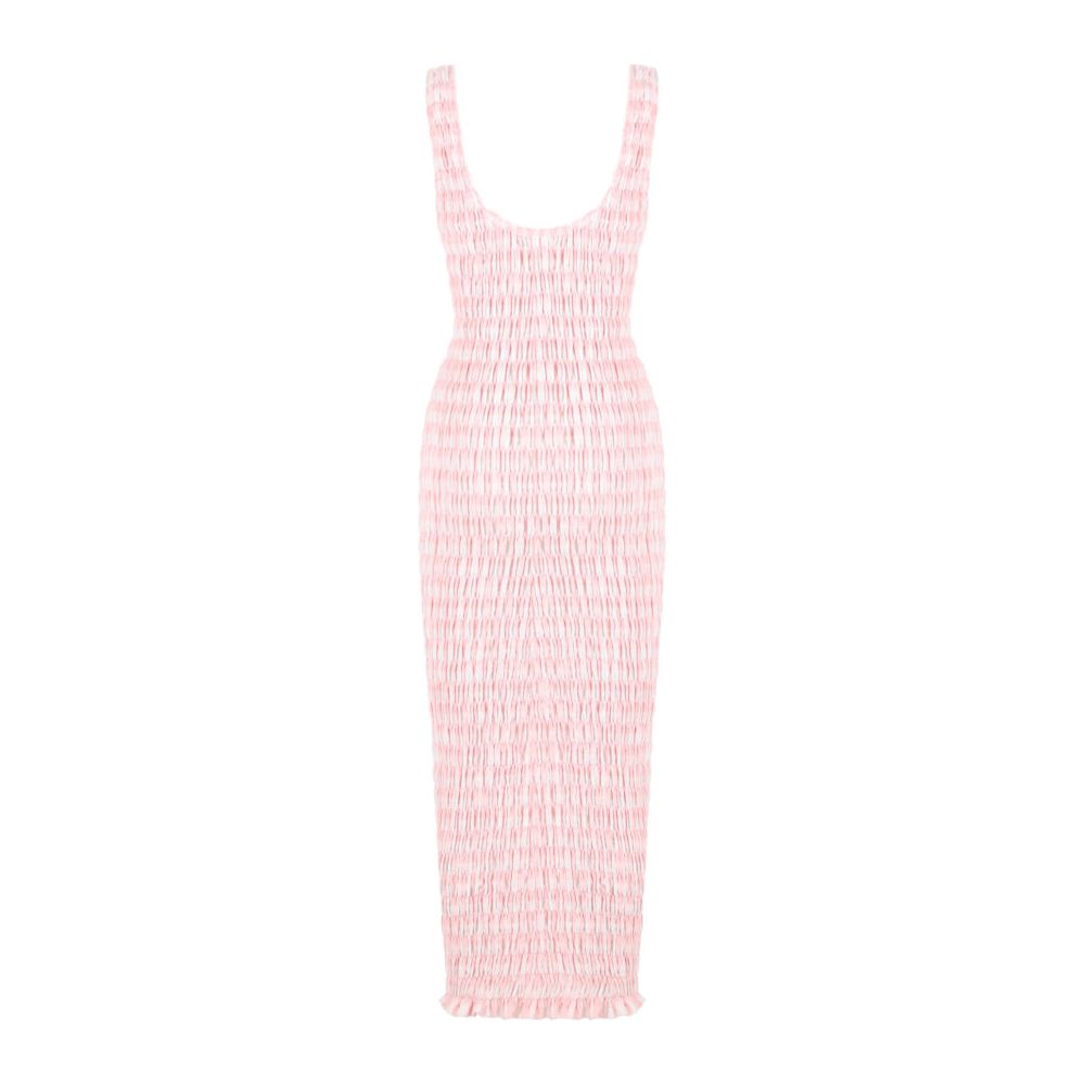 Pink Klein Gingham Midi - 16