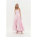 Pastel Pink Violette Bubble Hem Maxi