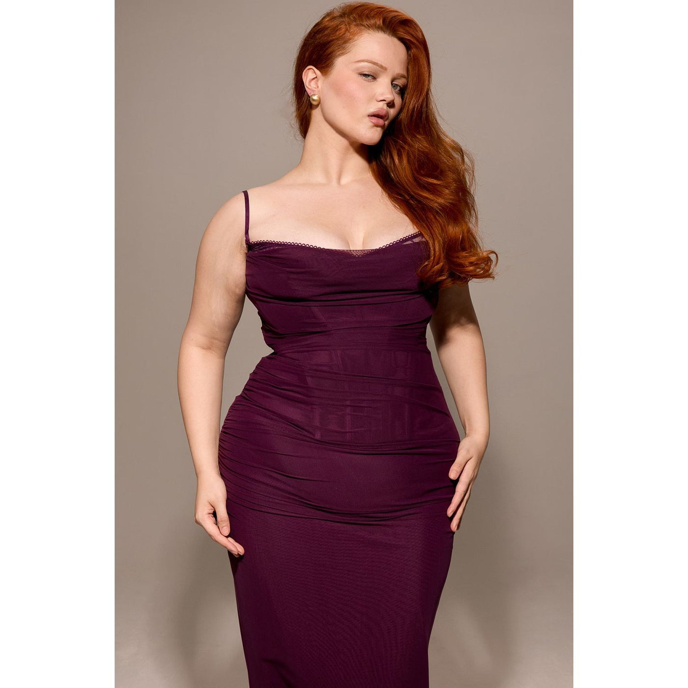 Grape Nalini Mesh Corset Maxi – The Curvy Rental Boutique