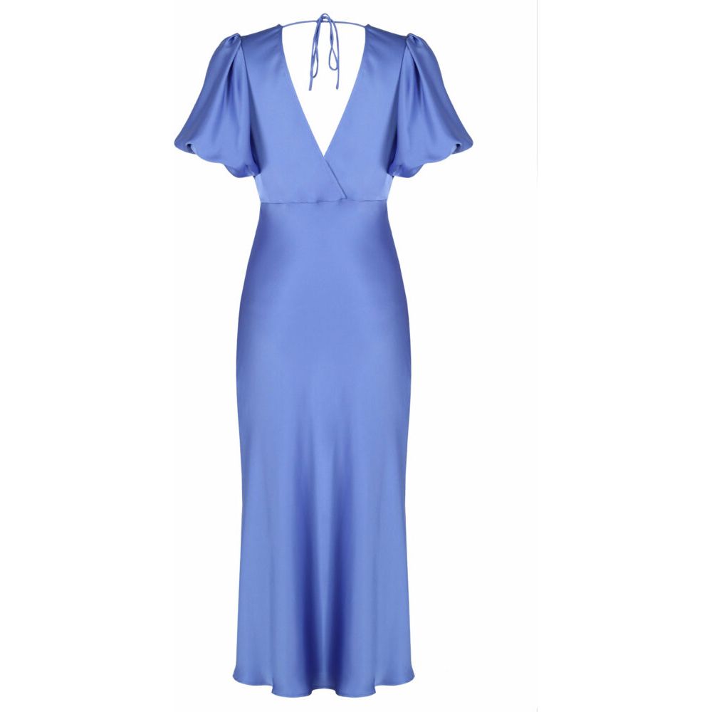 Periwinkle Uma Satin Maxi - 16