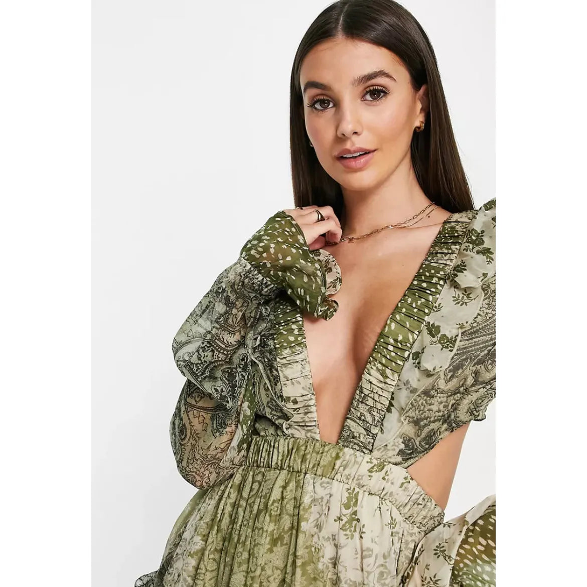 Sage Garden Patchwork Maxi - 18