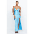 Topaz Blue Ren Split Maxi