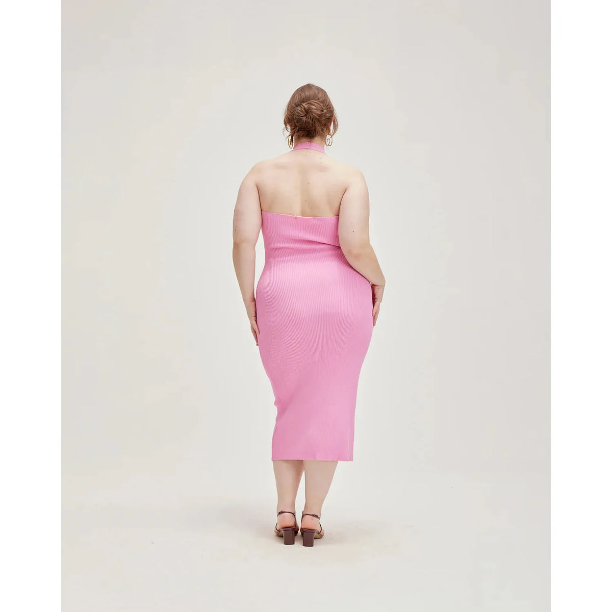 Pink Milano Halter Dress - 14