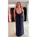 Ink Blue Perrie Ruched Maxi