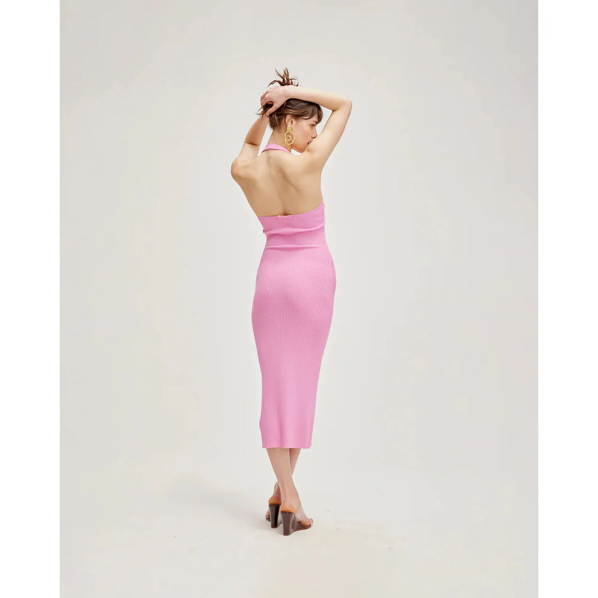 Pink Milano Halter Dress - 14