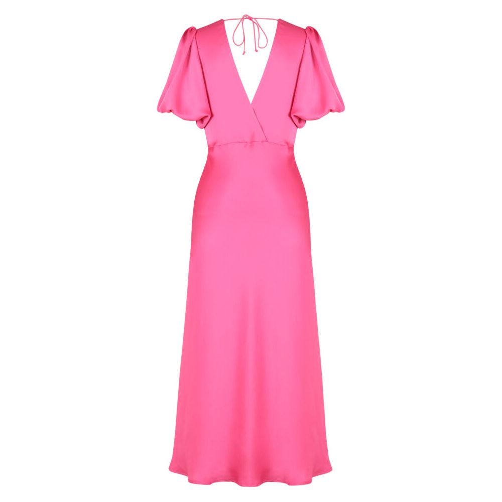 Pink Uma Satin Maxi - 18