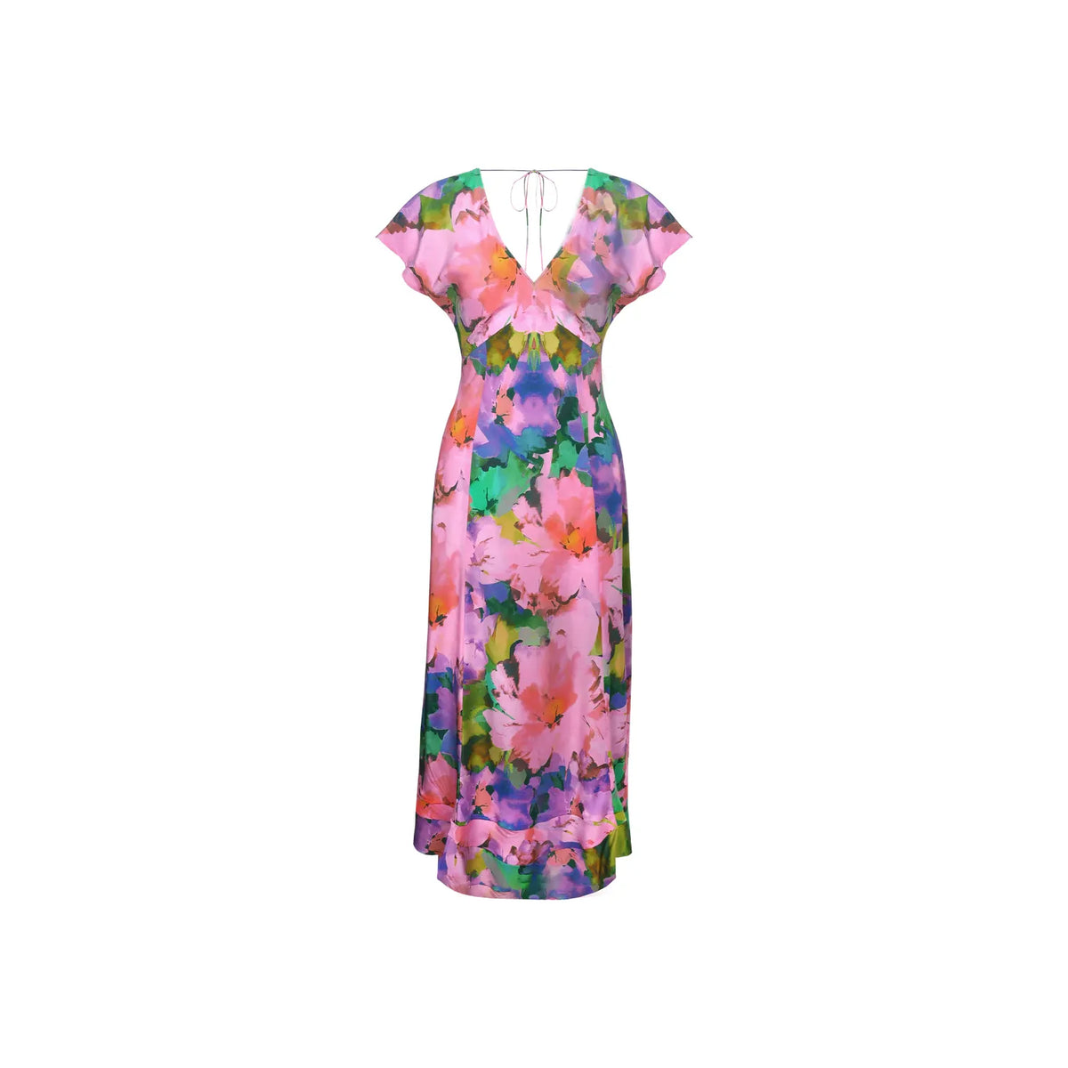 Dream Floral Kata Silk Midi Dress - 20