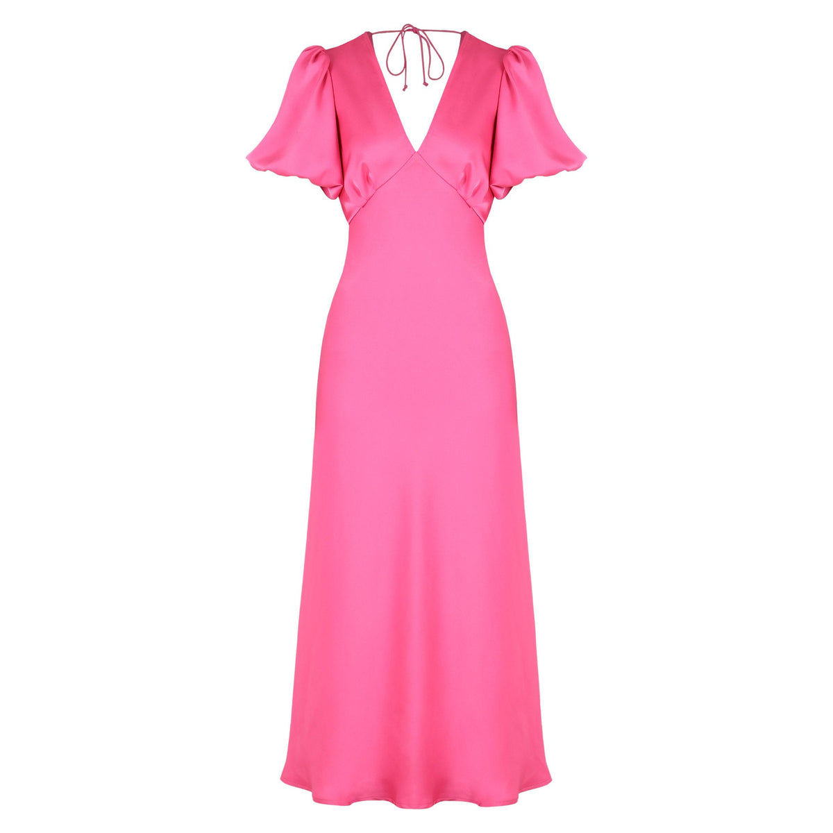 Pink Uma Satin Maxi - 18