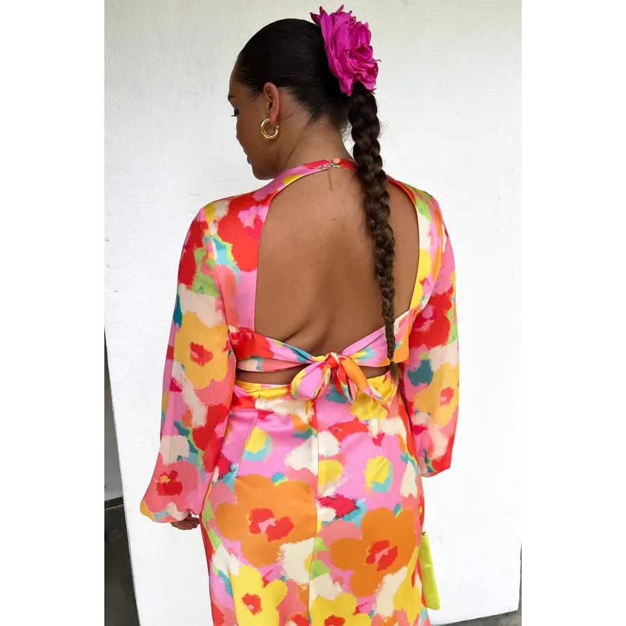 Pink Blossom Beau Midmaxi