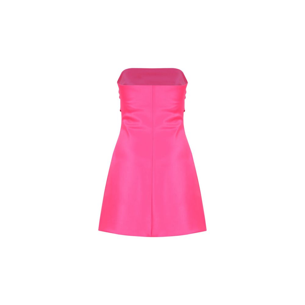 Pink Cher Satin Minidress - 20