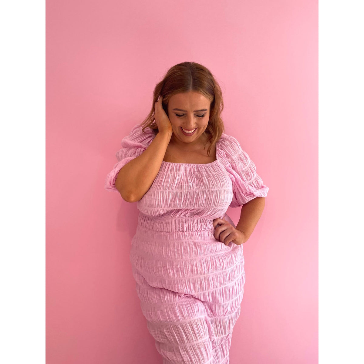 Pink Mirella Puff Sleeve - 18