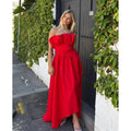 Red Laurel Sleeveless Maxi