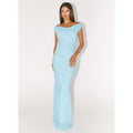 Turquoise Brittany Chiffon Maxi