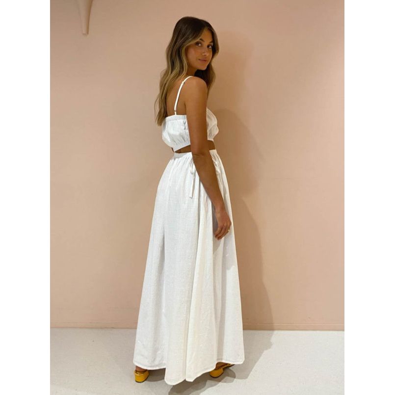 White Carnivale Maxi