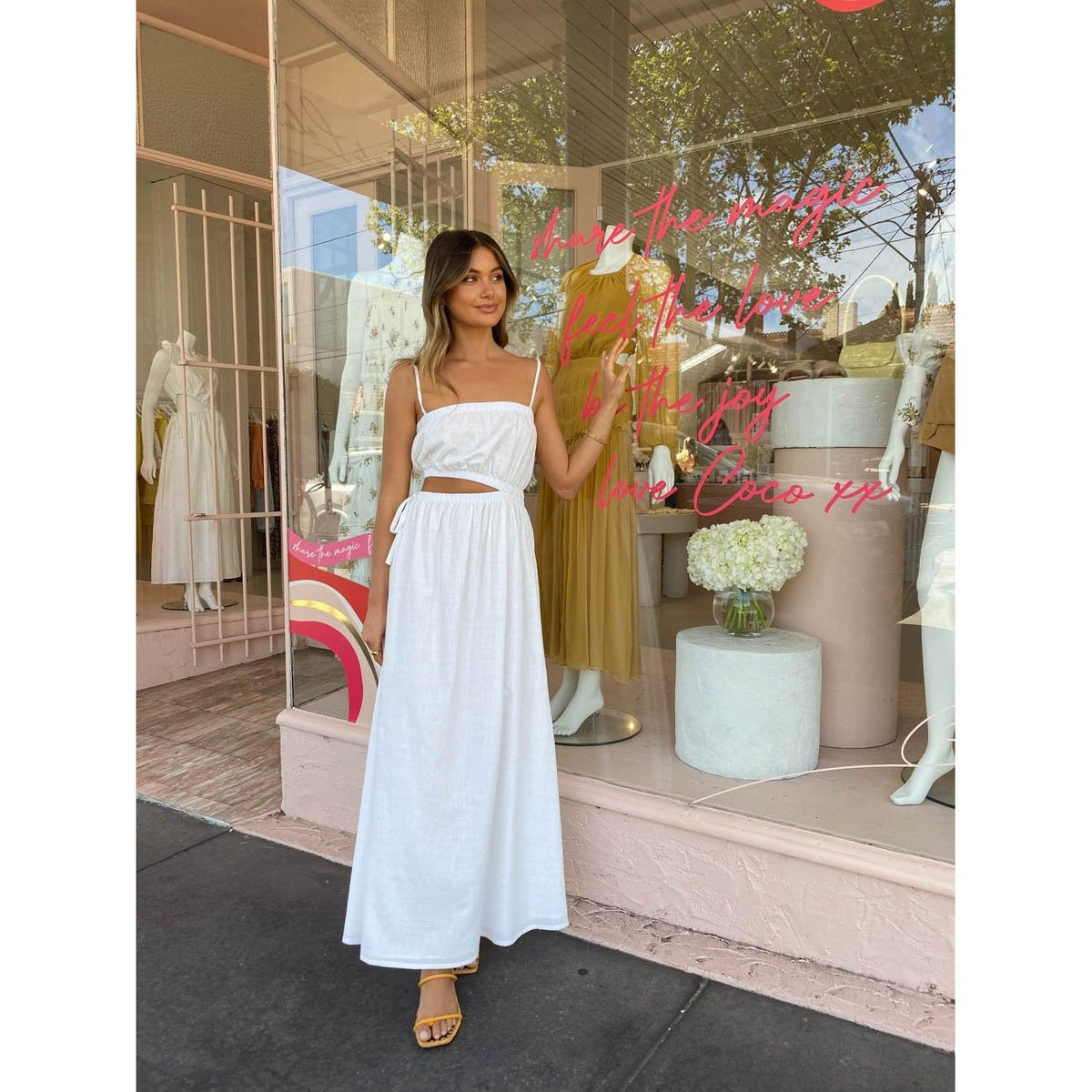 White Carnivale Maxi