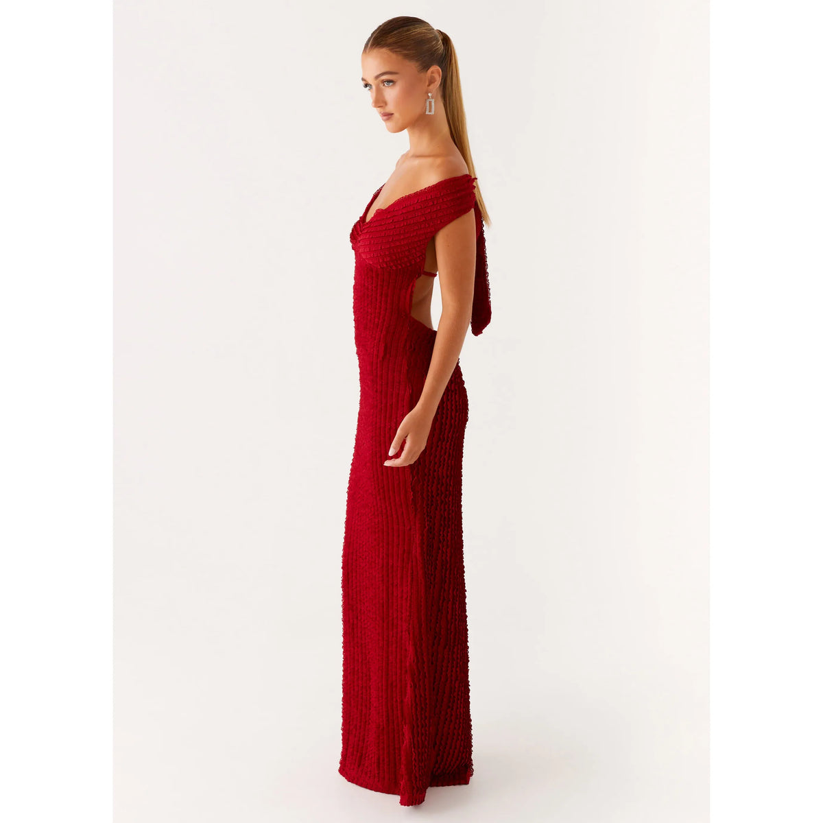 Red Chantelle Maxi