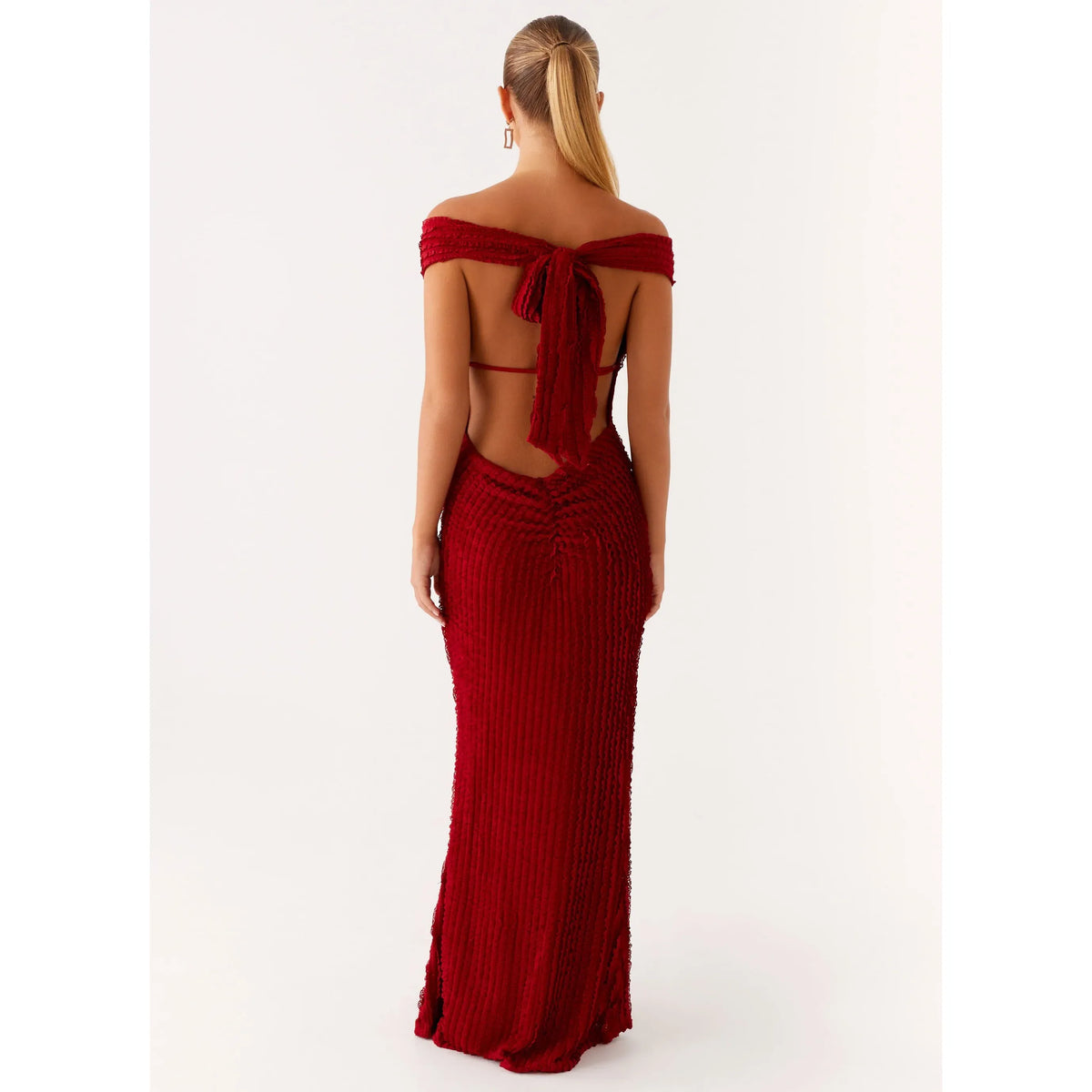 Red Chantelle Maxi