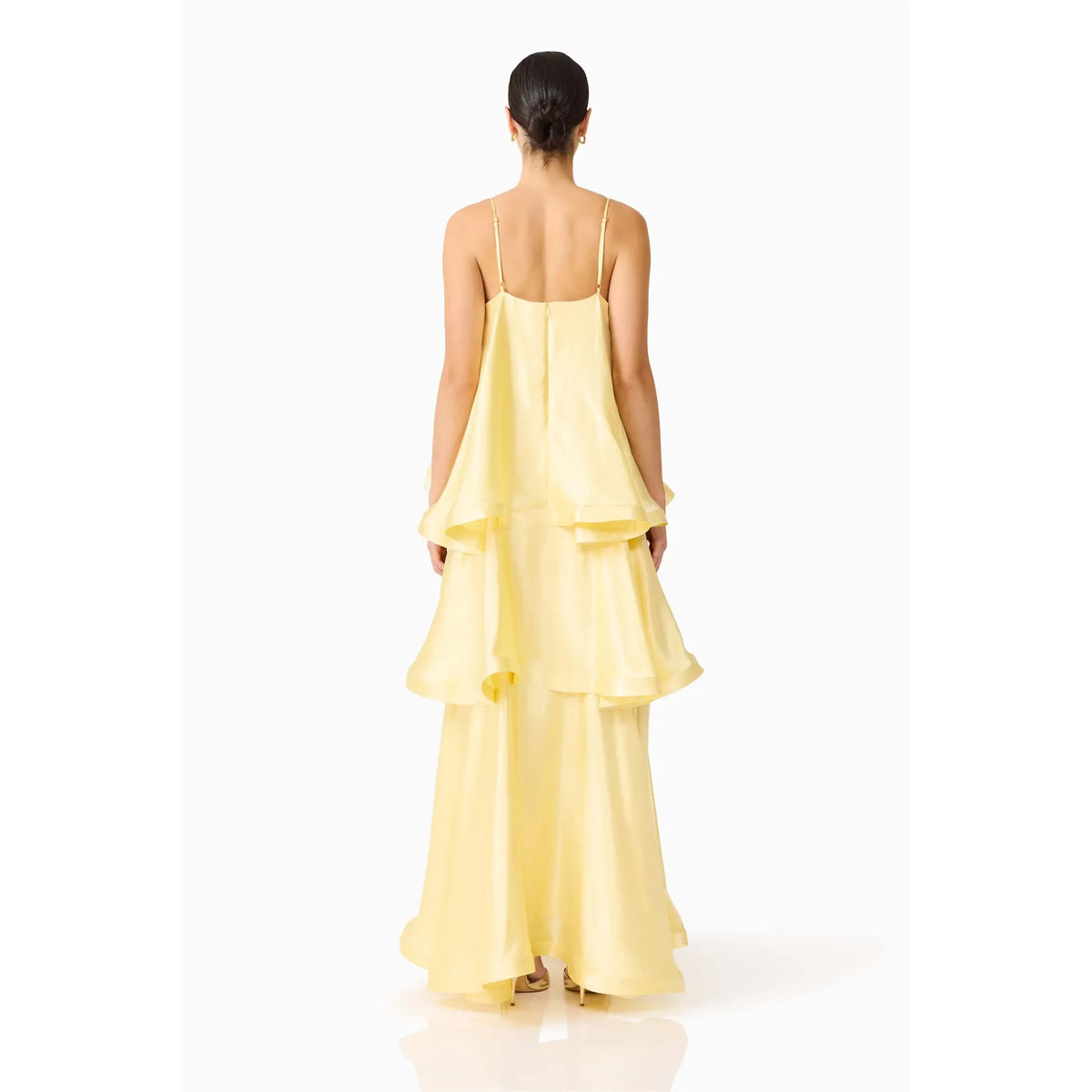 Butter Yellow Tilly Tiered Maxi