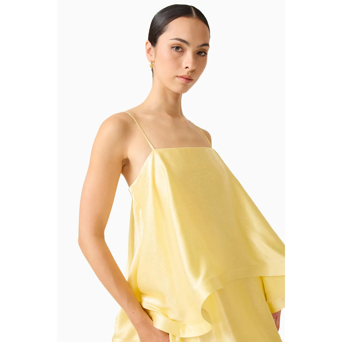 Butter Yellow Tilly Tiered Maxi