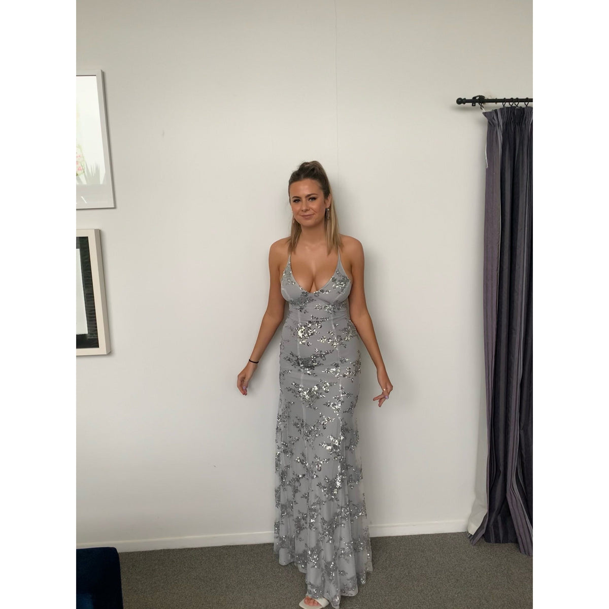 Silver Jadore Gown