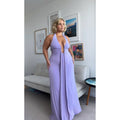 Lilac Jennifer Cupro Maxi