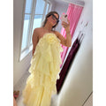 Butter Pandorea Layered Gown