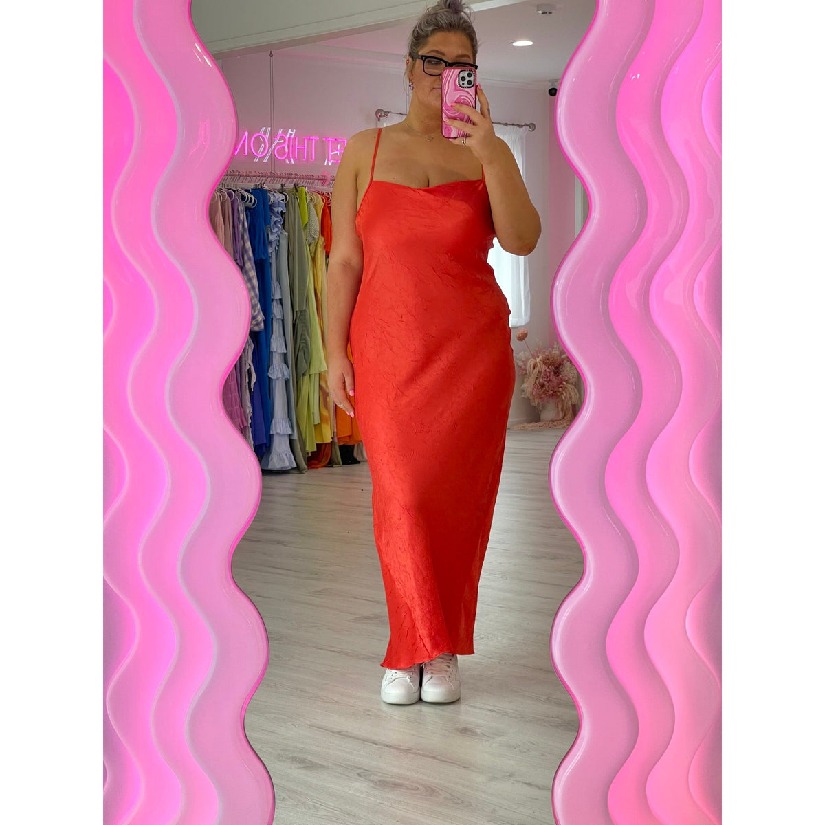 Fire Red Lani Maxi