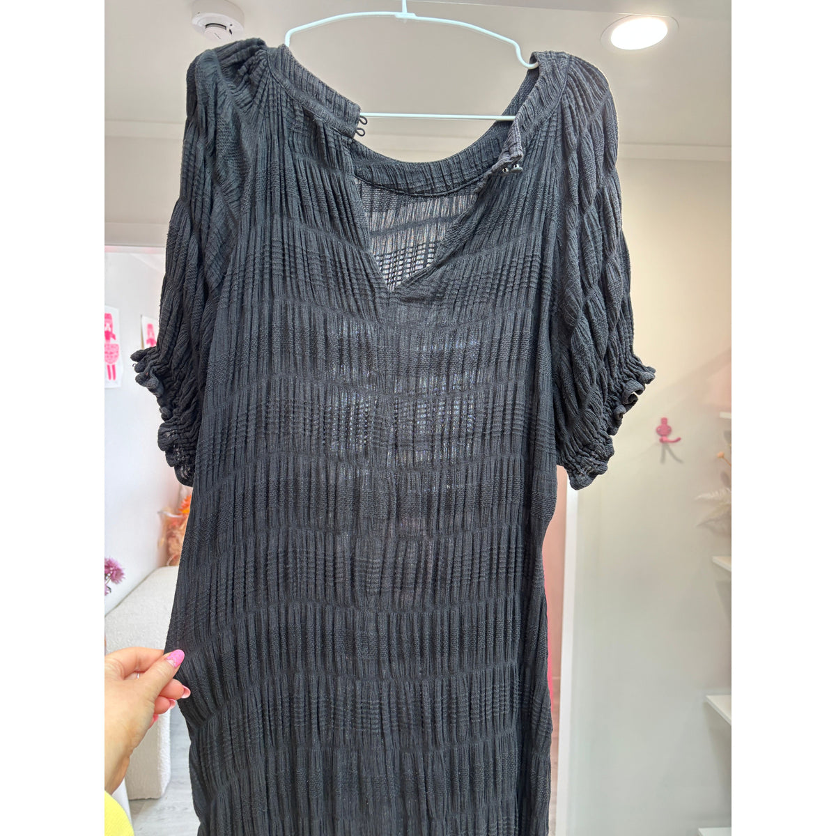 Black Mirella T Shirt Maxi - 16