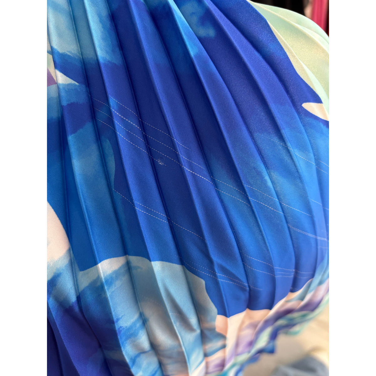 Blue Floral Laken Maxi