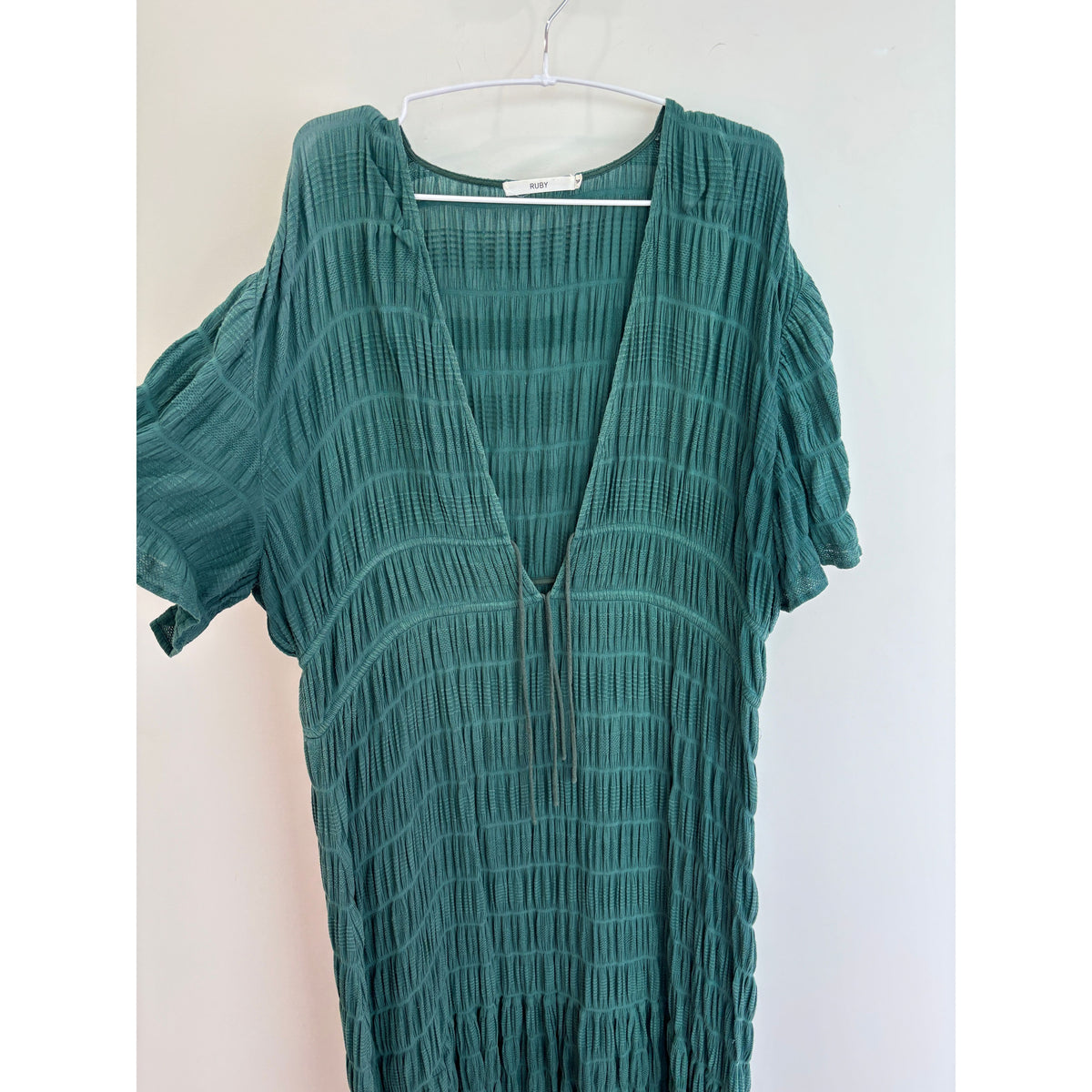 Pine Green Mirella V Neck