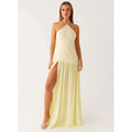 Yellow Janelle Beaded Maxi