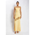 Lemon Chandra Lace Satin Maxi - 16