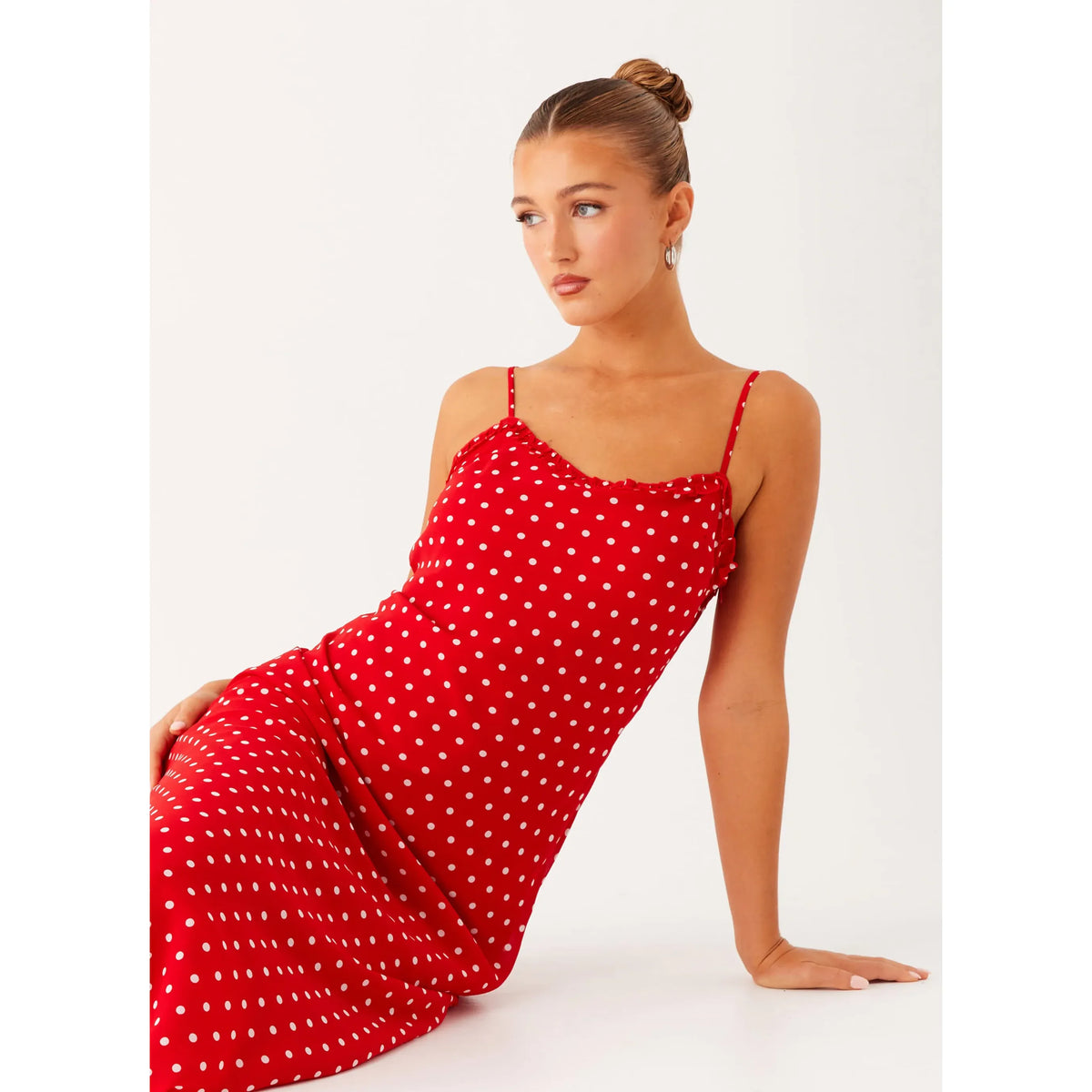 Red Polka Dot Pareo Maxi