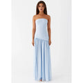 Blue Eden Strapless Maxi - 14