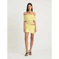 Yellow Spot Nico Off Shoulder Mini